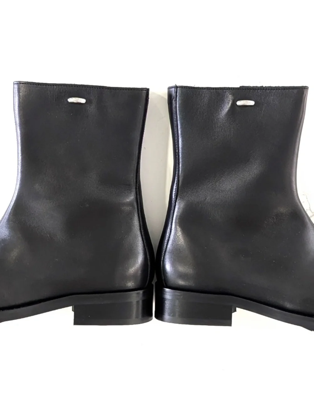 OUR LEGACY Camion Boot Black Leather EU 44 US 11 Zip Square Toe NIB Vibram